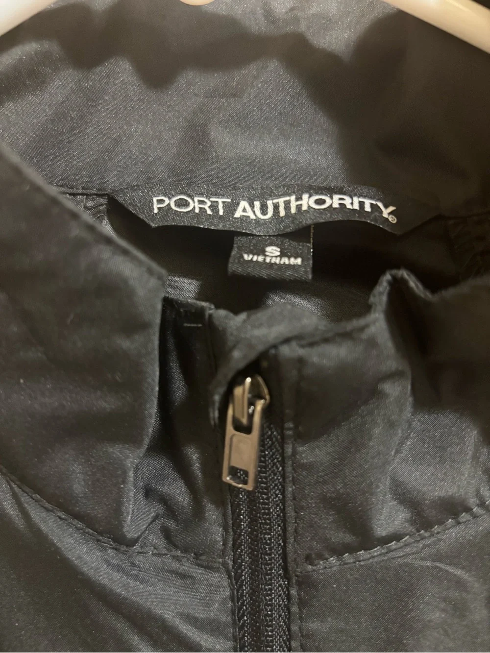 Rockstar Logo Port Authority Men's Zephyr Black Lightweight Half-Zip Jacket S